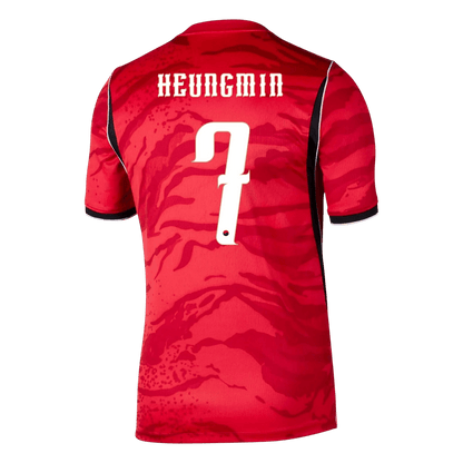 South Korea World Cup 2026 Koti Pelipaita Miesten HEUNGMIN #7 - kuva 2