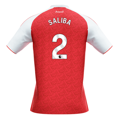 Arsenal 2025/26 Koti Pelipaita Miesten SALIBA #2 [PREMIUM] - kuva 10
