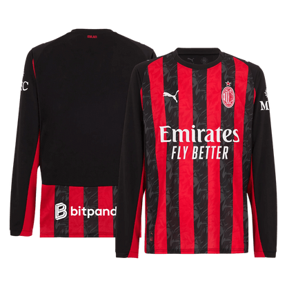 AC Milan 2025/26 Koti Pitk?hihainen pelipaita Miesten - kuva 11