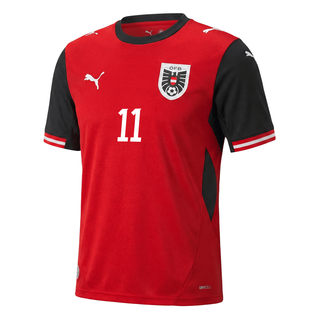 Austria World Cup 2026 Koti Pelipaita Miesten GREGORITSCH #11 - kuva 10