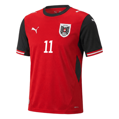Austria World Cup 2026 Koti Pelipaita Miesten GREGORITSCH #11 - kuva 10
